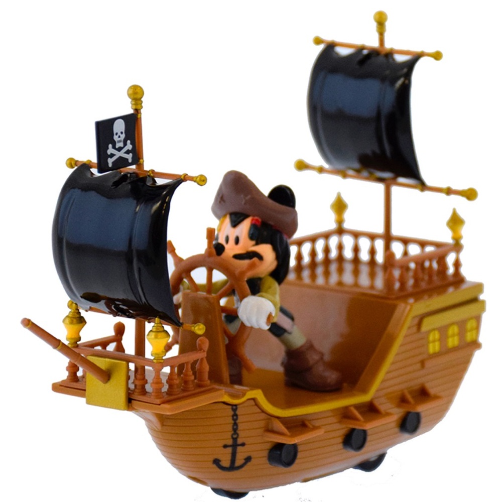 Disney Pirates of the Caribbean Pirate Mickey Jack Sparrow Pullback Toy